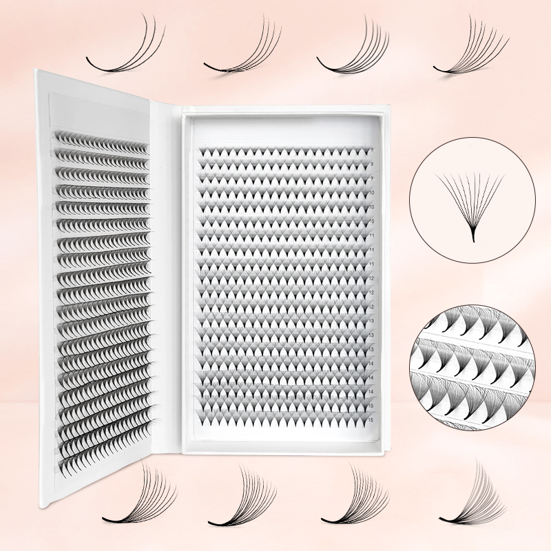 800/1600 Premade Volume Lash F - Eyelash Extension Double Volume recensie en prijs