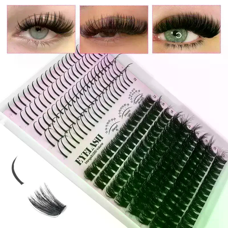 Eyelash Extension Individual - Wimperclusters Kit Wimper Spikes Wimperclusters Volume