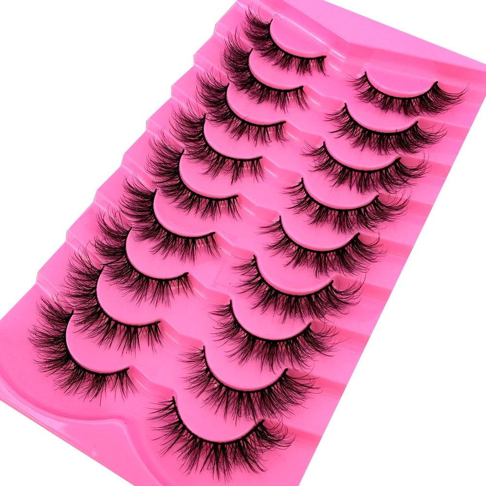 AMSDCN 9 Paar Mink Wimperexten - Eyelash Extension Volume Cat Eye recensie en prijs