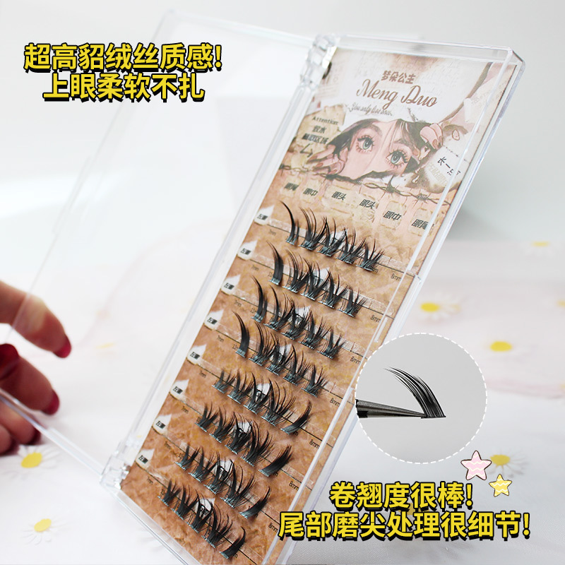 Nieuwe Cat Eye Nerts Wimpers 3 - Eyelash Extension Volume Cat Eye recensie en prijs