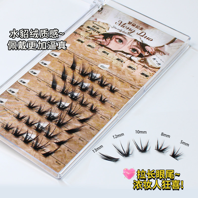 Nieuwe Cat Eye Nerts Wimpers 3 - Eyelash Extension Volume Cat Eye recensie en prijs