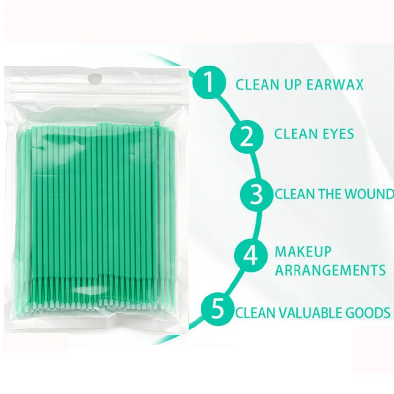 Wegwerp Wimperborstels Wattens - Eyelash Extension Eyeliner recensie en prijs