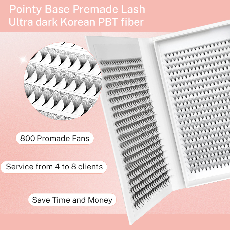 800/1600 Premade Volume Lash F - Eyelash Extension Double Volume recensie en prijs