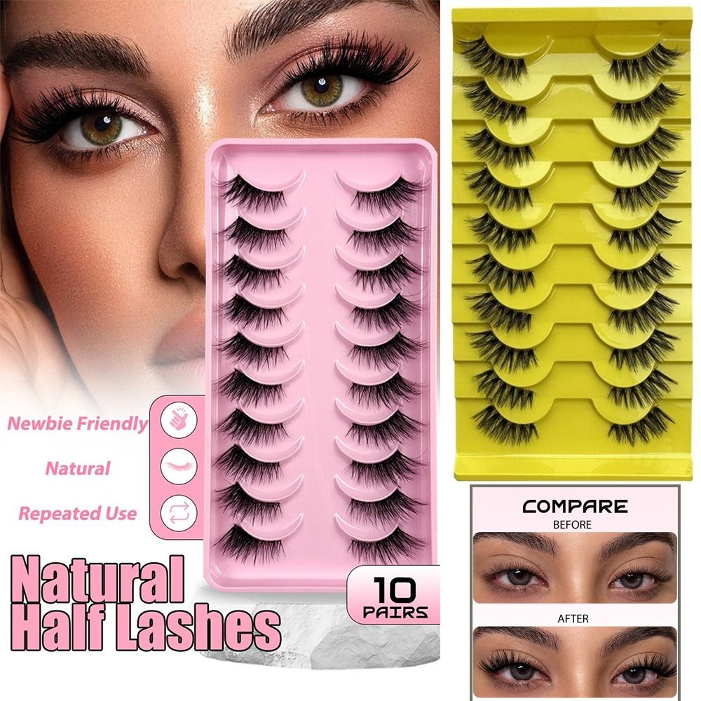 10 paar herbruikbare 3D dramat - Eyelash Extension Volume Cat Eye recensie en prijs