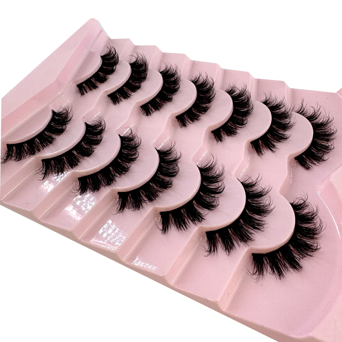 AMSDCN 7 Paar Pluizige Cat Eye - Eyelash Extension Volume Cat Eye recensie en prijs