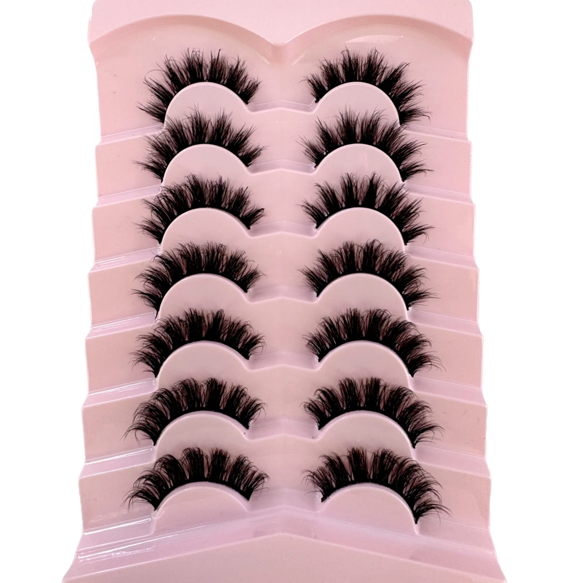 AMSDCN 7 Paar Pluizige Cat Eye - Eyelash Extension Volume Cat Eye recensie en prijs