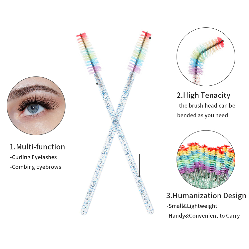 50 STKS Regenboogkristal Wimpe - Eyelash Extension Last recensie en prijs