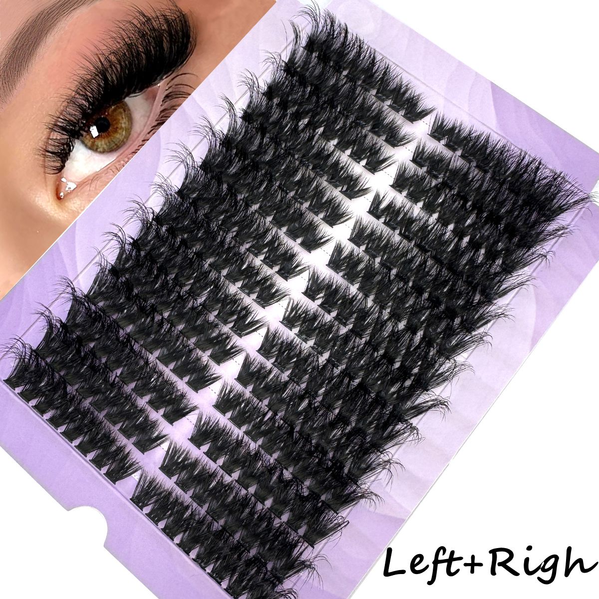 14 Rijen 50D-100D Pluizige Wim - Eyelash Extension Volume Cat Eye recensie en prijs