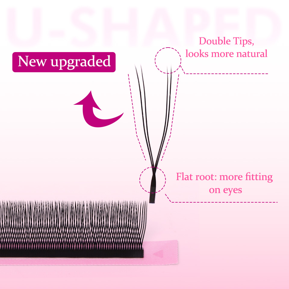 Rujade U-vormige YY-vormige wi - Eyelash Extension Double Volume recensie en prijs