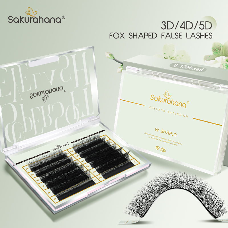 SAKURAHANA Fox 3D 4D 5D Vormig - Eyelash Extension Volume Cat Eye recensie en prijs