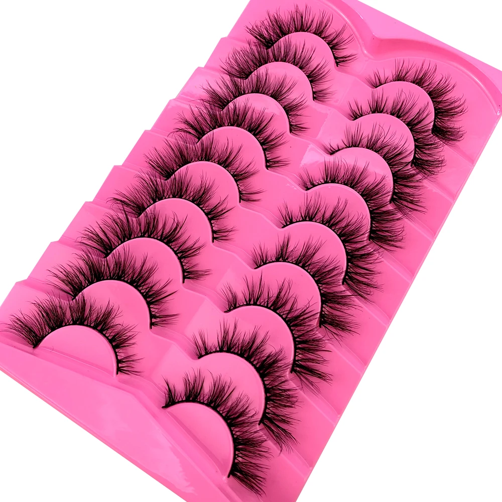 AMSDCN 9 Paar Mink Wimperexten - Eyelash Extension Volume Cat Eye recensie en prijs