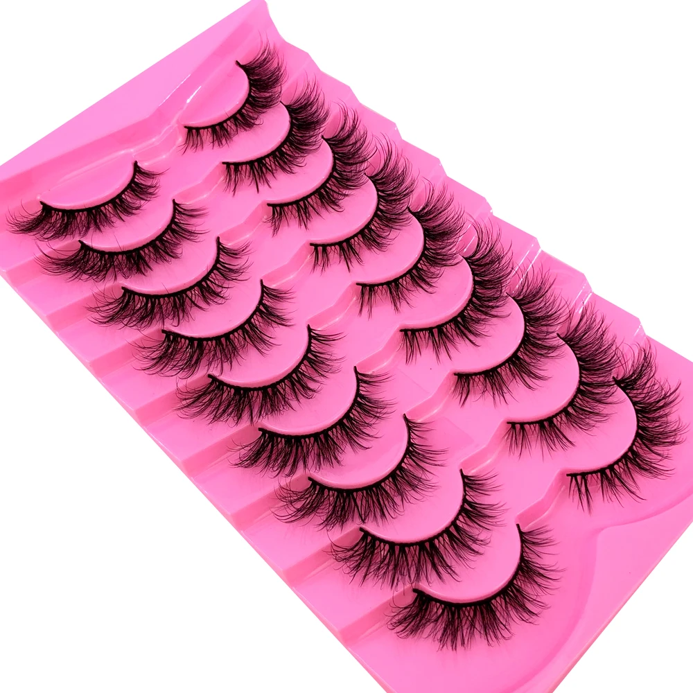 AMSDCN 9 Paar Mink Wimperexten - Eyelash Extension Volume Cat Eye recensie en prijs