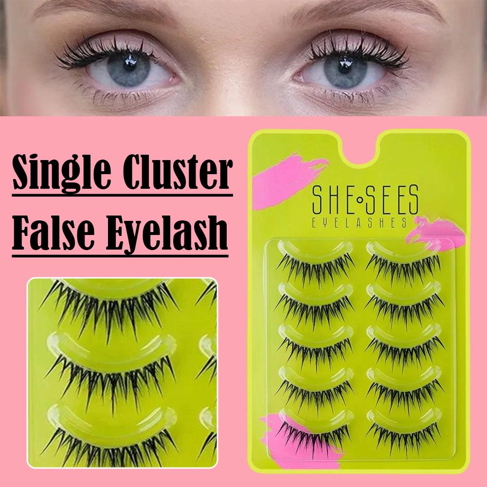 Natuurlijke Cluster Valse Wimp - Eyelash Extension Volume Cat Eye recensie en prijs