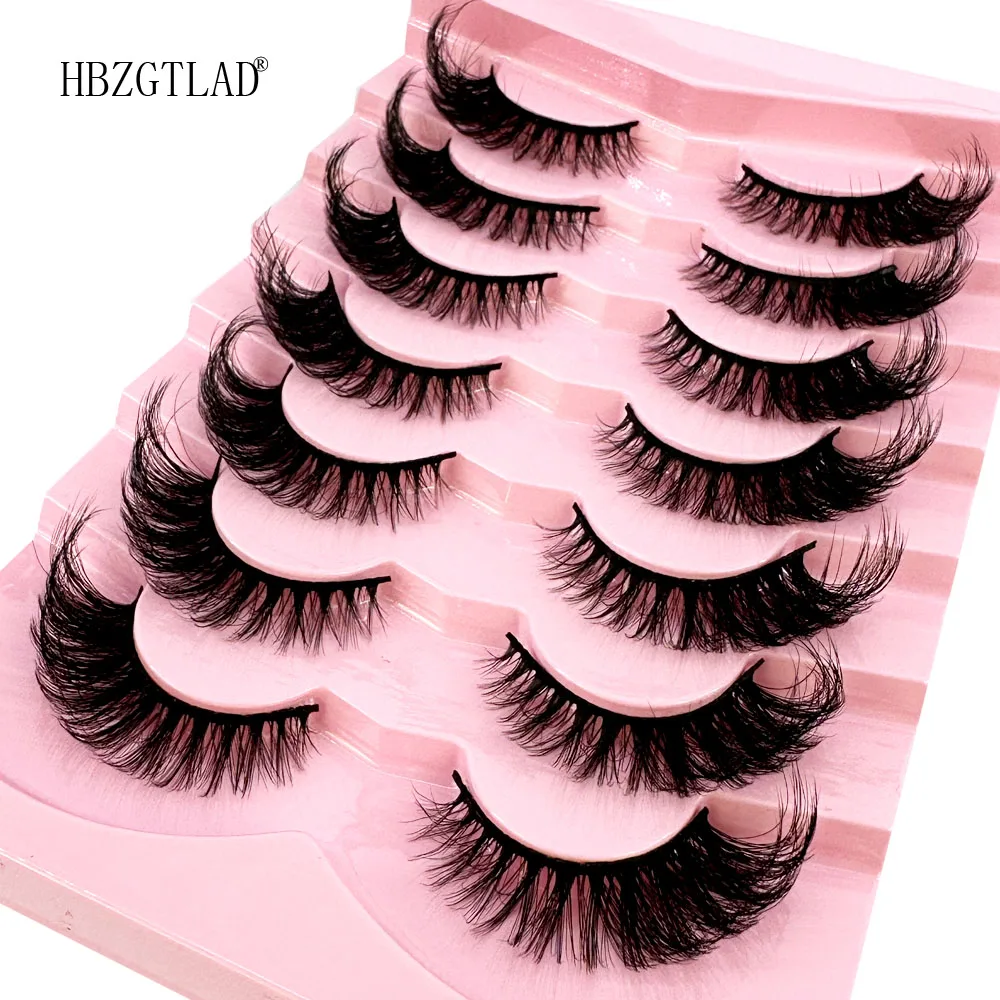 7 paar dikke cat eye wimpers,  - Eyelash Extension Volume Cat Eye recensie en prijs